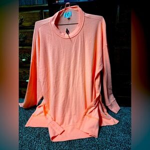Aerie Coral Long Sleeve Top